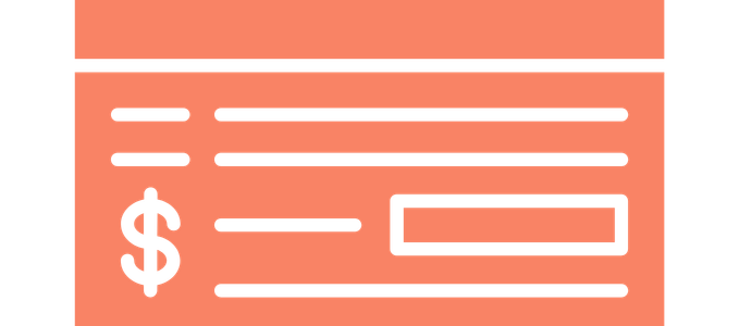 cheque icon